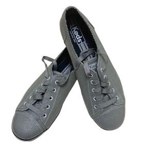 Keds Women’s Sparkly Silver Sneakers Box Included